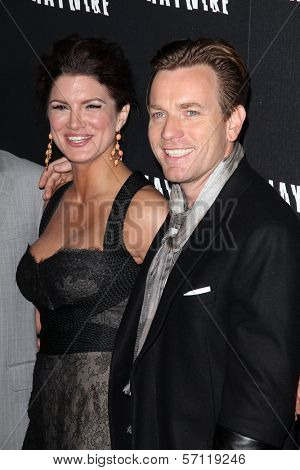 Gina Carano, Ewan McGregor at the 