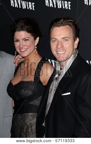 Gina Carano, Ewan McGregor at the 