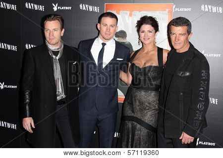 Ewan McGregor, Channing Tatum, Gina Carano. Antonio Banderas at the 