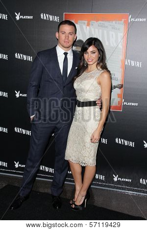 Channing Tatum, Jenna Dewan at the 