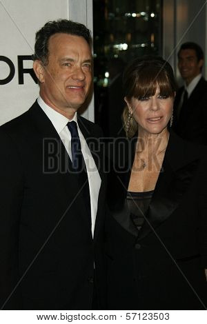 Tom Hanks and Rita Wilson  at the Tom Ford Beverly Hills Store Opening, Tom Ford, Beverly Hills, CA. 02-24-11