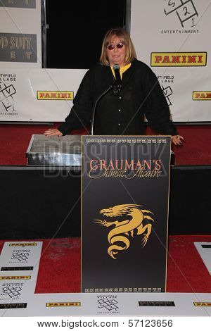 Penny Marshall at the Kobe Bryant Hand and Footprint Ceremony, Chinese Theater, Hollywood, CA. 02-19-11