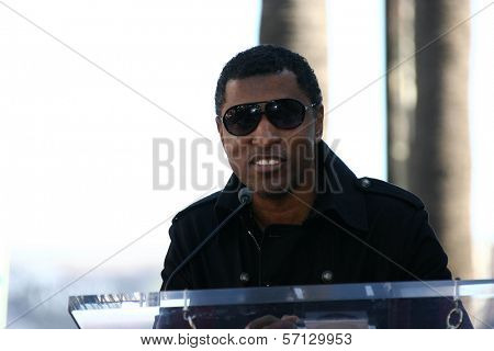 Kenny Edmonds at the Boyz II Men Star On The Hollywood Walk Of Fame Ceremony, Hollywood, CA 01-05-12