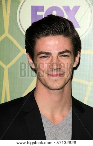 Grant Gustin at the FOX All-Star Party, Castle Green, Pasadena, CA 01-08-12
