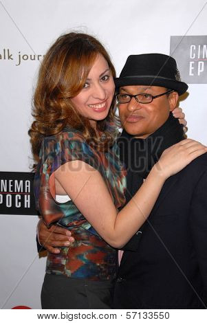 Jenny Leeser and Clinton Wallace at the premiere of Cinema Epoch's 