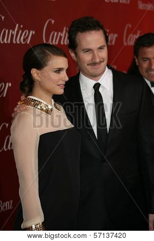 Natalie Portman and Darren Aronofsky at the 22nd Annual Palm Springs International Film Festival Awards Gala, Palm Springs Convention Center, Palm Springs, CA. 01-08-11