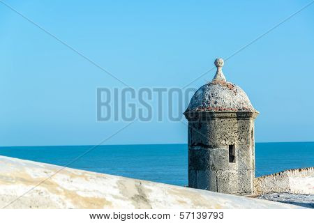 Cartagena Wall And Sea
