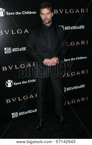 Ricky Martin at a Bvlgari Private Event Honoring Simon Fuller And Paul Haggis To Benefit Save The Children And Artists For Peace And Justice, Private Location, Beverly Hills, CA. 01-13-11