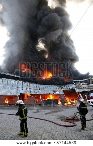 Fire Disaster In Warehouse