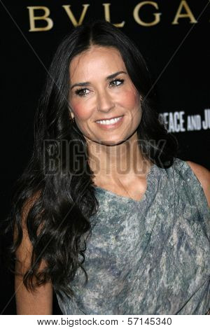 Demi Moore at a Bvlgari Private Event Honoring Simon Fuller And Paul Haggis To Benefit Save The Children And Artists For Peace And Justice, Private Location, Beverly Hills, CA. 01-13-11