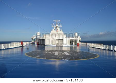 Deck Of A Ferry