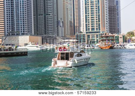 Dubai Marina Cityscape, Uae