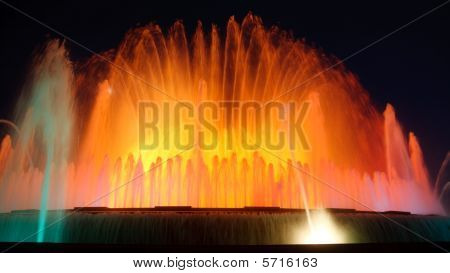 Magic Fountain Of MontjuÃ¯c, Barcelona, Spain