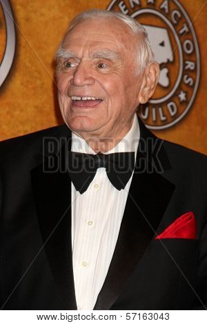 Ernest Borgnine  at the 17th Annual Screen Actors Guild Awards Press Room, Shrine Auditorium, Los Angeles, CA. 01-30-11