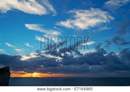 Sunset In Capo Caccia