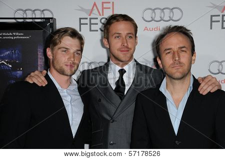 Mike Vogel, Ryan Gosling, Derek Cianfrance  at the 