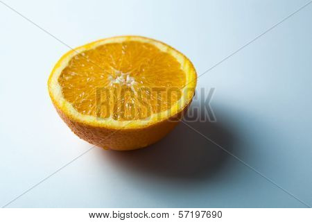 Slice Of Orange With Shadow
