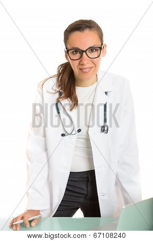 Doctor Passing Consultation