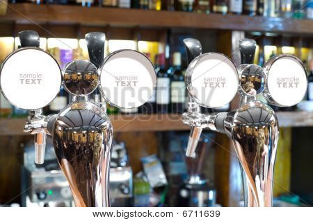 Bier kranen In een Bar
