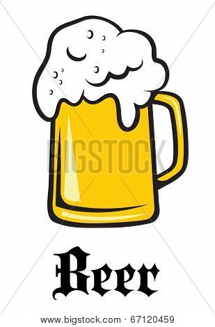 Beer tankard emblem