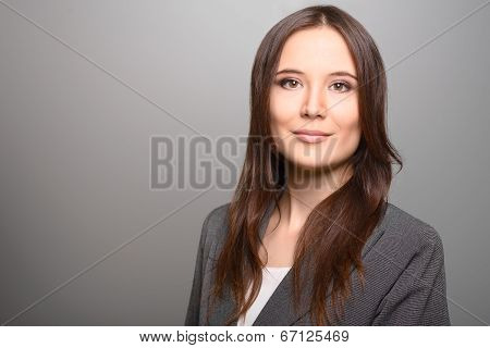 Businesswoman With A Friendly Expression