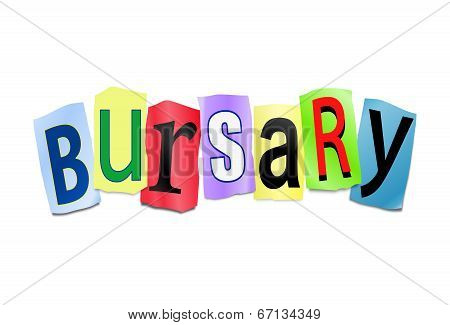Bursary Concept.