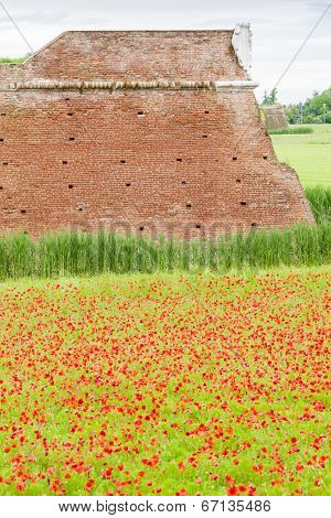 fortification of Sabbioneta city, Lombardy, Italy