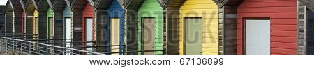 Colourful Beach Huts
