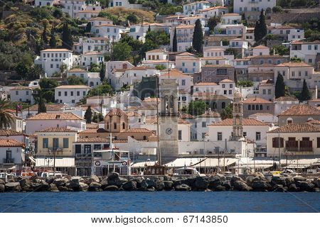Hydra Island in Greece.