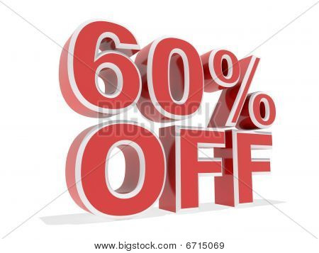 60%的折扣