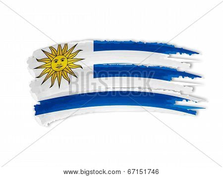 Uruguay Flag Drawing