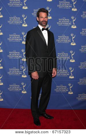 LOS ANGELES - JUN 20:  Tuc Watkins at the 2014 Creative Daytime Emmy Awards at the Bonaventure Westin on June 20, 2014 in Los Angeles, CA