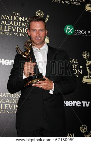 LOS ANGELES - JUN 22:  Eric Martsolf at the 2014 Daytime Emmy Awards Press Room at the Beverly Hilton Hotel on June 22, 2014 in Beverly Hills, CA