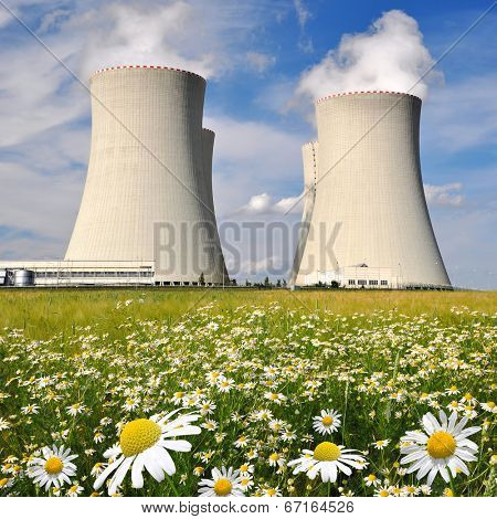 Nuclear power plant Temelin in Czech Republic Europe
