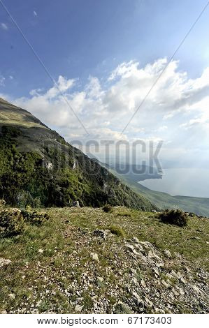 A view to lake Ohrid