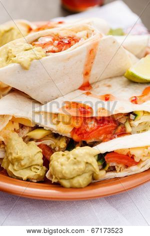 tortillas with dip