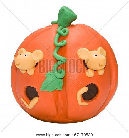 Halloween Cake From Front