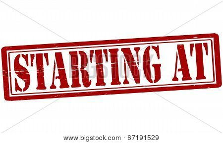 Starting At
