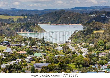 Landscape From Russell Near Paihia, Bay Of Islands, New Zealand
