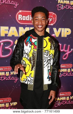 LOS ANGELES - NOV 22:  Jacob Latimore at the Radio Disney's Family VIP Birthday at the Club Nokia on November 22, 2014 in Los Angeles, CA