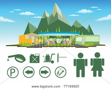 Green filling station