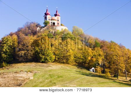 Chiesa di pellegrinaggio al Calvario Banska Stiavnica Slovacchia