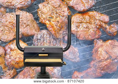 Multifunctional Cooking Oven, Roasted Meat.