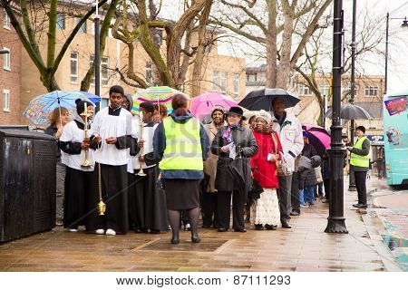 palm sunday procession