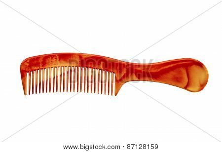 Hair Comb Isolated On White Background