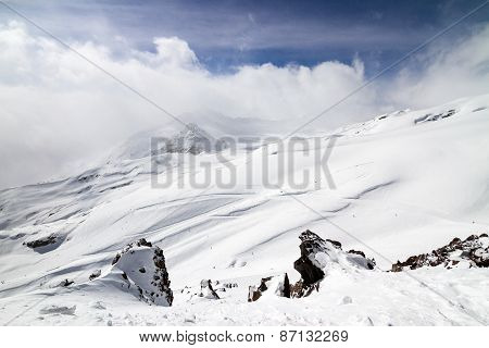 Snowy mountains