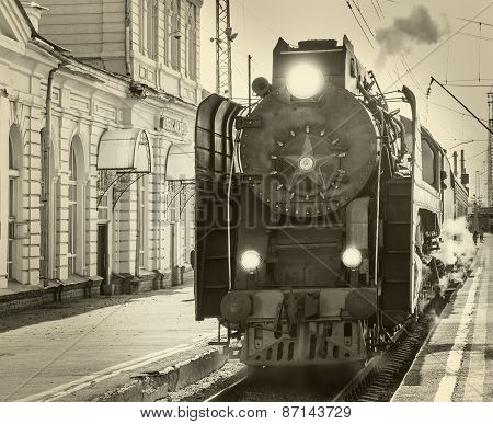 Retro Steam Train.