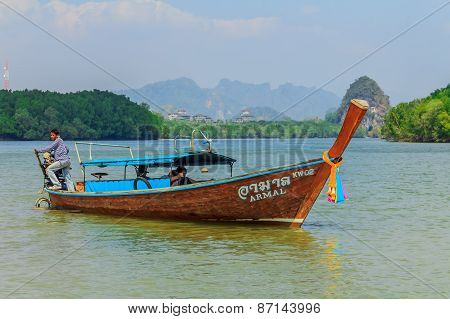 Longtail Boat In Thailand