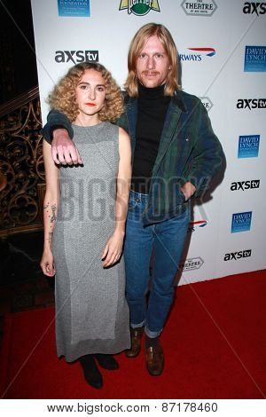LOS ANGELES - APR 1:  Alaina Moore, Patrick Riley at the The Music Of David Lynch at the Ace Hotel on April 1, 2015 in Los Angeles, CA