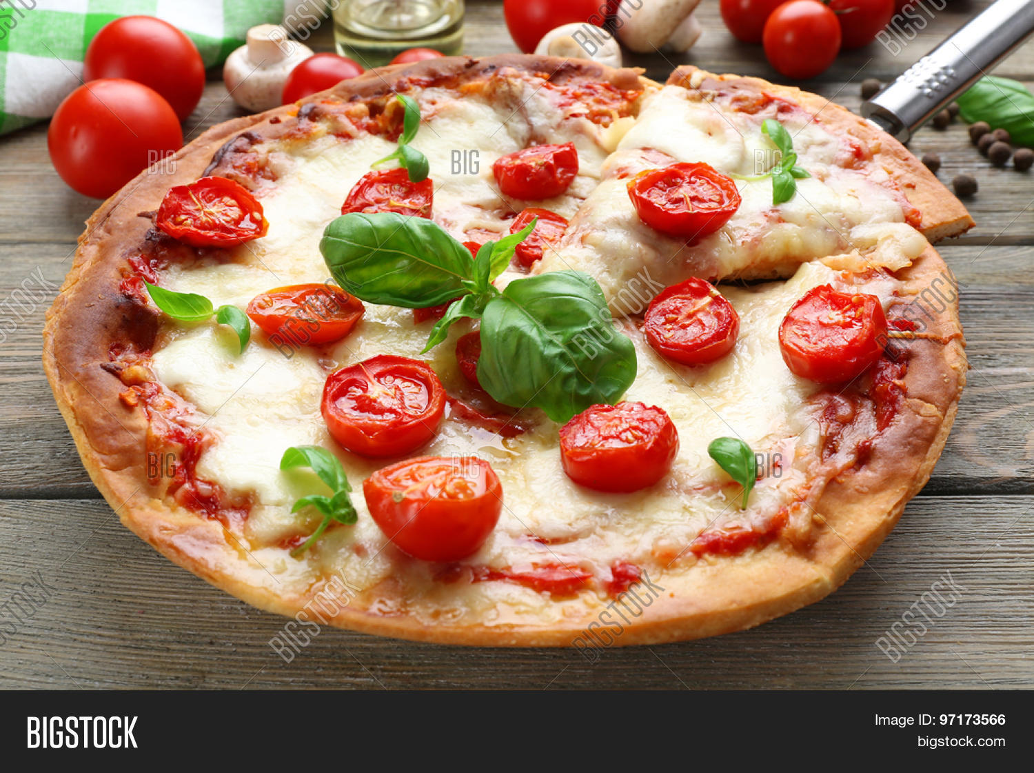 Delicious Pizza Cheese Image & Photo (Free Trial) Bigstock
